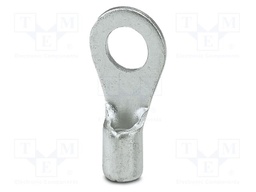 Non-insulated; Body: silver; Tip: ring