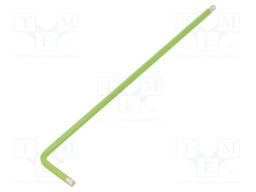 Key set; hexagon keys,spherical; HEX 2,5mm; Overall len: 113mm