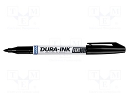 Marker: permanent marker; black; 2mm; Dura-Ink 15; Tip: round