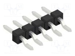 Connector: pin strips; pin header; male; PIN: 5; 2.54mm; SMT; 1x5