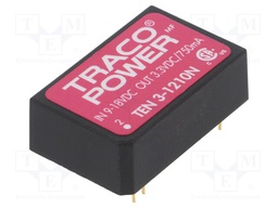 Converter: DC/DC; 3W; Uin: 9÷18V; 3.3VDC; Iout: 750mA; DIP24; 12.8g