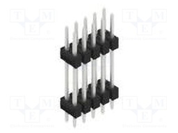 Connector: pin strips; pin header; male; PIN: 10; 2.54mm; THT; 2x5