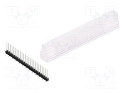 Connector: pin strips; pin header; male; PIN: 25; 2.54mm; SMT; 1x25