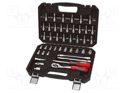 Wrenches set; 6-angles,socket spanner; Chrom-vanadium steel