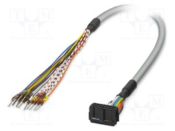 Ribbon cable with IDC connectors; Contacts ph: 2.54mm; 1.5m