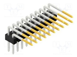 Connector: pin strips; pin header; male; PIN: 20; 2.54mm; THT; 2x10