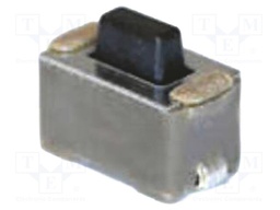 TACTILE SW, SPST, 0.05A, 12VDC, SOLDER