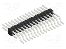 Connector: pin strips; pin header; male; PIN: 30; 1.27mm; SMT; 2x15