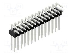 Connector: pin strips; pin header; male; PIN: 28; 2.54mm; THT; 2x14