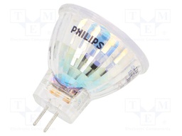 LED lamp; warm white; GU4; 230VAC; 184lm; 2.3W; 36°; 2700K