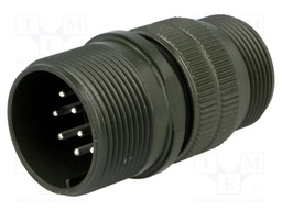 Connector: circular; Series: DS/MS; plug; male; PIN: 10; for cable