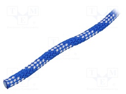 Rope; polypropylene; Ørope: 8mm; L: 50m; with a core; blue