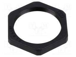 Nut; M50; polyamide; black; Pitch: 1.5