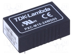 Converter: DC/DC; 10W; Uin: 9÷36V; Uout: 5VDC; Uout2: -5VDC; Iout: 1A