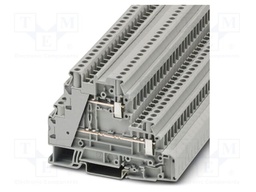 Splice terminal: rail; UT; PA; L: 60.1mm; terminals: 2; W: 6.2mm