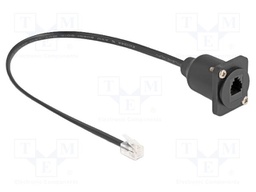Cable: telephone; connection 1: 1; RJ10 socket,RJ10 plug; 0.3m