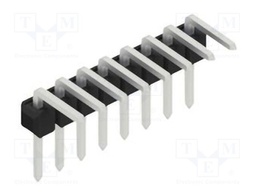 Connector: pin strips; pin header; male; PIN: 8; 2.54mm; THT; 1x8