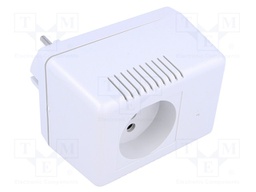 Enclosure: for power supplies; vented; X: 65mm; Y: 92mm; Z: 57mm; ABS