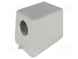 Enclosure: for Han connectors; Han; size 48B (2 x 24B); angled