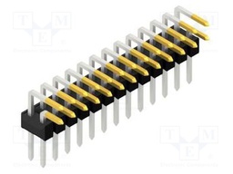 Connector: pin strips; pin header; male; PIN: 26; 2.54mm; THT; 2x13