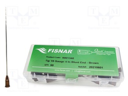 Needle: steel; 4"; Size: 19; straight; 0.7mm; Mounting: Luer Lock