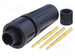Connector: circular; Series: EN2; plug; male; soldering; for cable