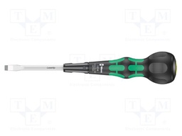 Screwdriver; slot; 235mm; Kraftform Ball-Grip 1834