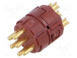 Connector: M23; PIN: 6; 6pin; soldering; 150V; 18A; Series: EPIC