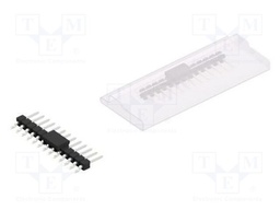 Connector: pin strips; pin header; male; PIN: 13; 2.54mm; SMT; 1x13