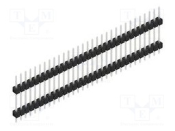 Connector: pin strips; pin header; male; PIN: 31; 2.54mm; THT; 1x31