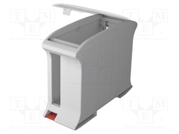 Enclosure: for DIN rail mounting; ABS
