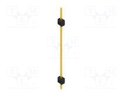 Connector: pin strips; pin header; male; PIN: 1; 2.54mm; THT; 1x1