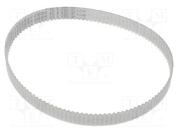 Timing belt; T2.5; W: 10mm; H: 1.3mm; Lw: 285mm; Tooth height: 0.7mm