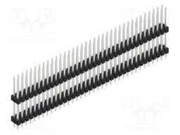 Connector: pin strips; pin header; male; PIN: 72; 2.54mm; THT; 2x36