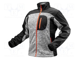 Softshell jacket; Size: S; grey-black; OUTDOOR
