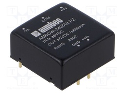 Converter: DC/DC; Protection: short circuit protection SCP