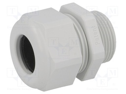 Cable gland; M25; IP68; Mat: polyamide; light grey; UL94V-0