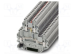Splice terminal: rail; PA; L: 64.4mm; ways: 2; terminals: 4; W: 5.2mm