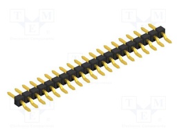Connector: pin strips; pin header; male; PIN: 20; 2.54mm; SMT; 1x20