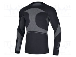 Thermoactive shirt; Size: M; grey-black; 230g/m2