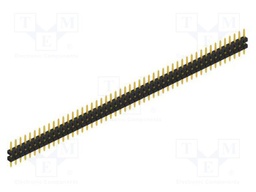 Connector: pin strips; pin header; male; PIN: 50; 2mm; THT; 1x50