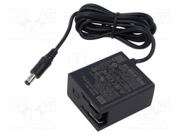 Power supply: switched-mode; plug; 15VDC; 0.8A; 12W; Out: 5,5/2,1