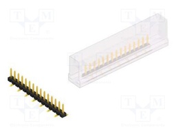 Connector: pin strips; pin header; male; PIN: 15; 2.54mm; SMT; 1x15