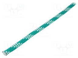 Rope; polypropylene; Ørope: 10mm; L: 50m; with a core; green