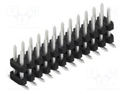Connector: pin strips; pin header; male; PIN: 24; 2mm; SMT; 2x12