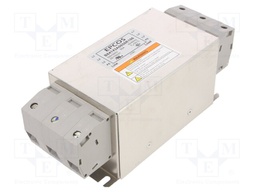 Filter: anti-interference; three-phase; 520VAC; 50A; Ir: 3.4mA