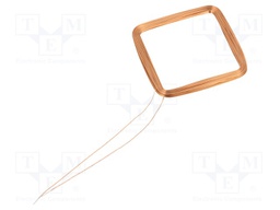 RFID antenna; 125kHz; Body dim: 33x33x1.5mm; 270uH