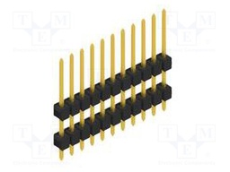 Connector: pin strips; pin header; male; PIN: 11; 2.54mm; THT; 1x11