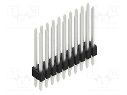 Connector: pin strips; pin header; male; PIN: 20; 1.27mm; THT; 2x10