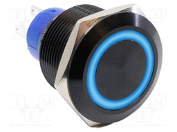 Switch: vandal resistant; SPDT; 3A/250VAC; IP67; ON-ON; blue; 3V